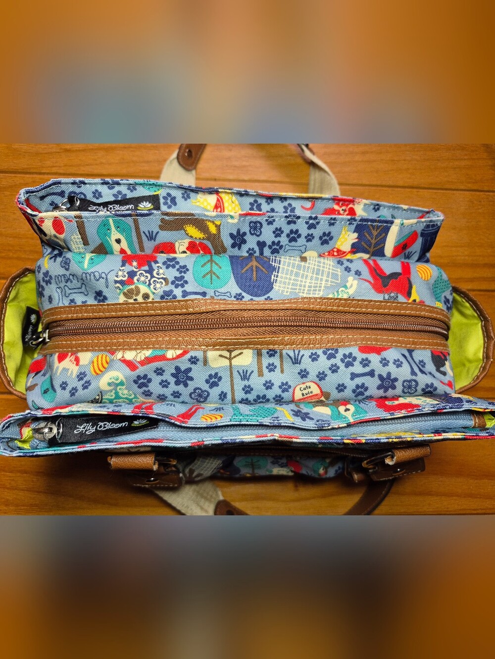Lily Bloom Landon‎ Triple Section Satchel - Picture 5 of 8